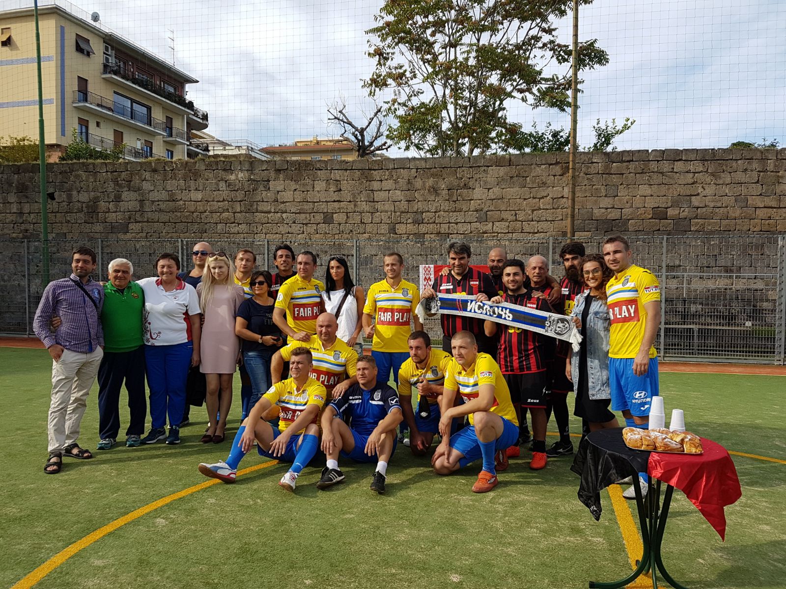 Amichevole con delegazione bielorussa
